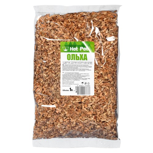детальное фото щепа для копчения ольха 1л, hot pot банные штучки в интернет-магазине Дачный Эксперт