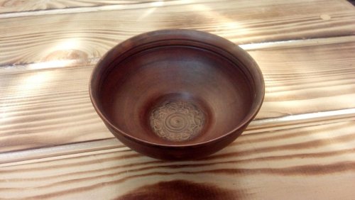 детальное фото пиала глиняная, ручная работа, маслянка в интернет-магазине Дачный Эксперт